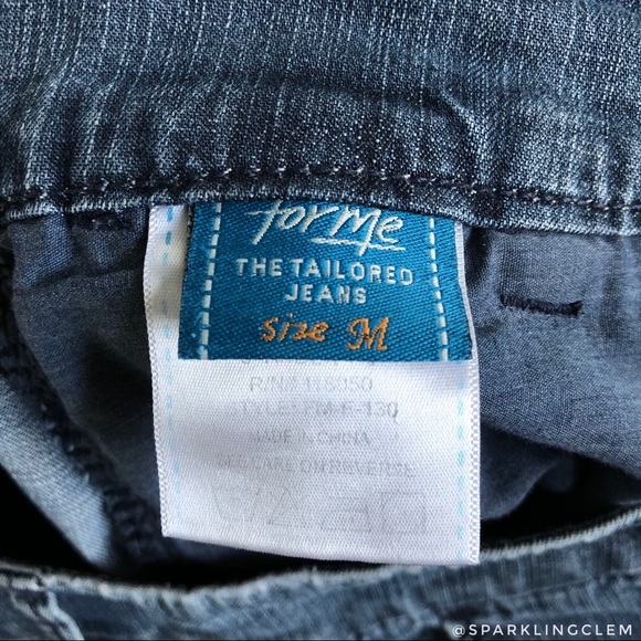 ForMe Tailored Jeans 4 pocket button shorts - Picture 4 of 5